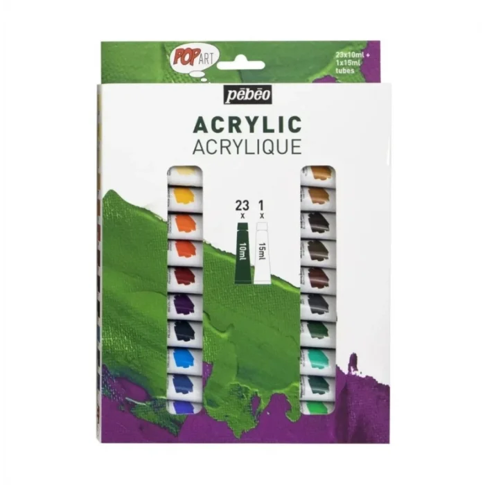 Supertrend Pop Art Akrilik Boya Seti 24 Renk