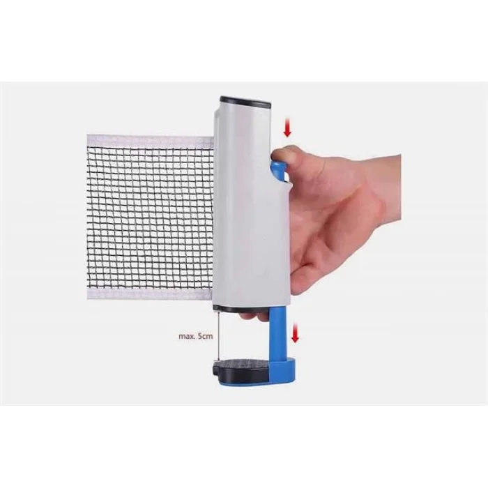 Supertrend Portatif Masa Tenisi Filesi Gri-Mavi