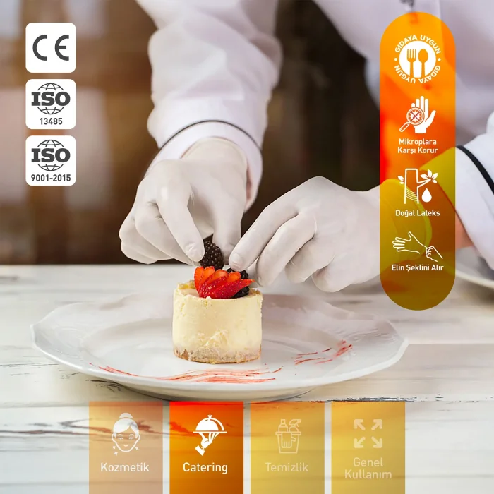 Supertrend Pudrasız Lateks Muayene Eldiveni L Beden 100 Adet x 10 Paket - MDR