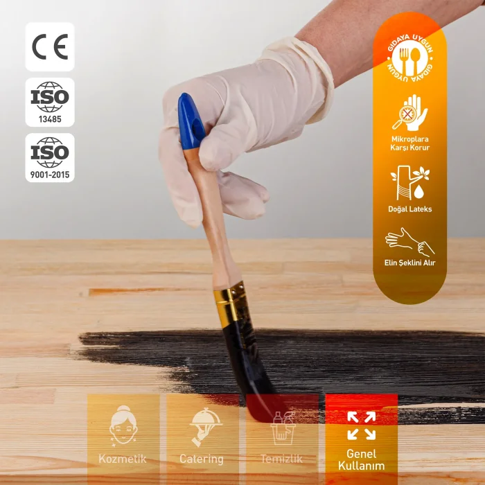 Supertrend Pudrasız Lateks Muayene Eldiveni L Beden 100 Adet x 10 Paket - MDR