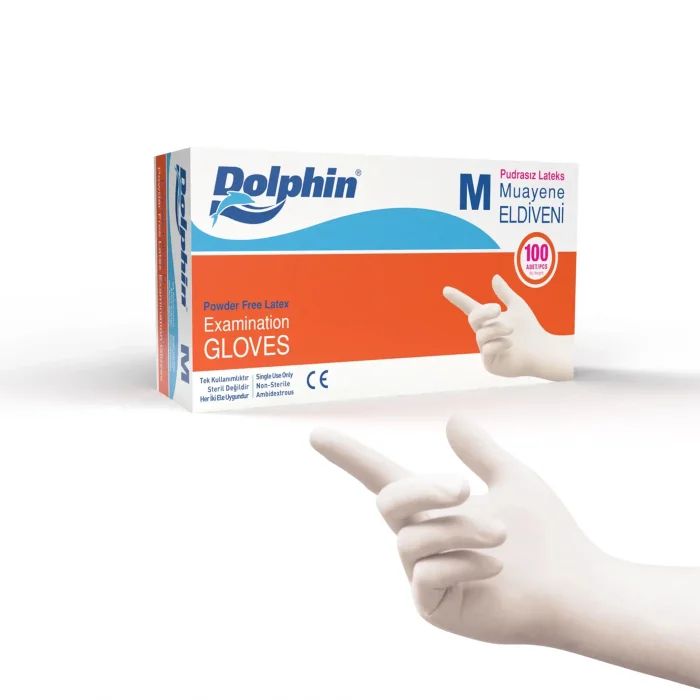 Supertrend Pudrasız Lateks Muayene Eldiveni M Beden 100 Adet - MDR