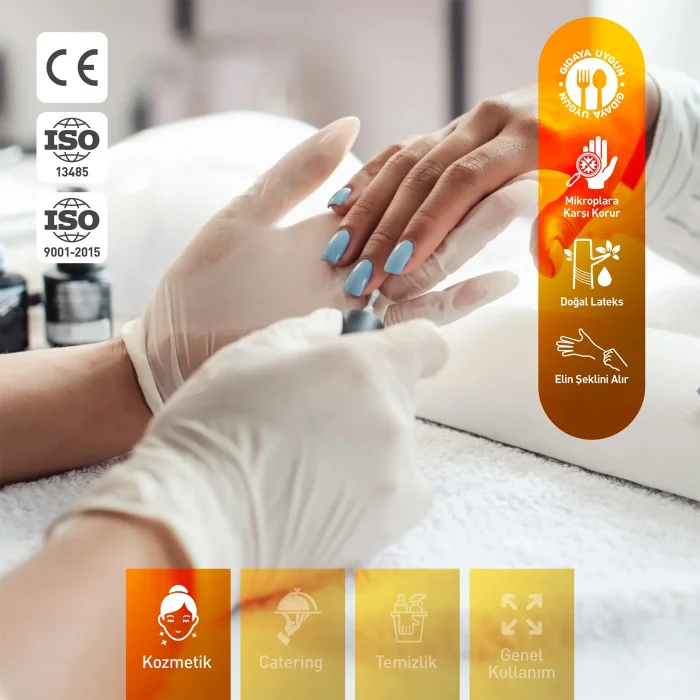 Supertrend Pudrasız Lateks Muayene Eldiveni M Beden 100 Adet - MDR