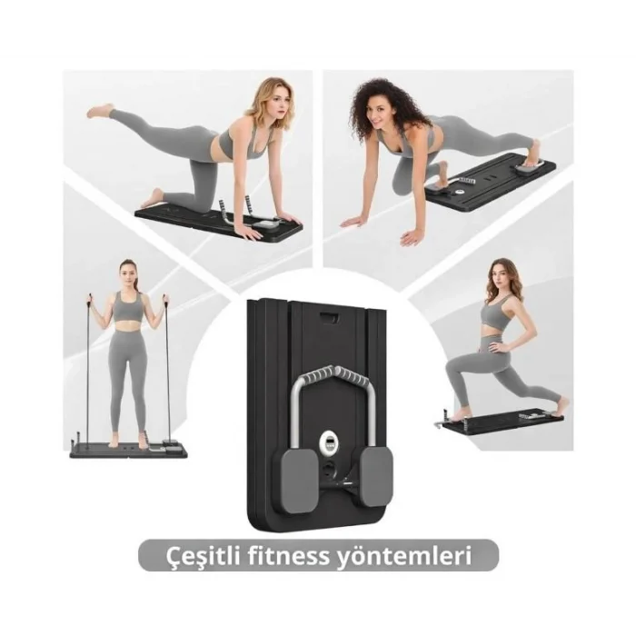 Supertrend Reformer-100 Pilates Reformer Seti Siyah