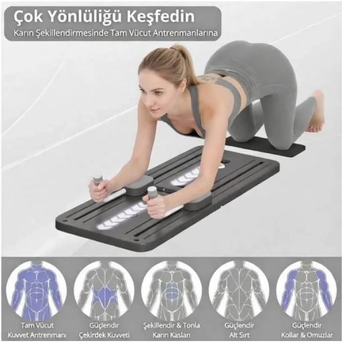 Supertrend Reformer-100 Pilates Reformer Seti Siyah