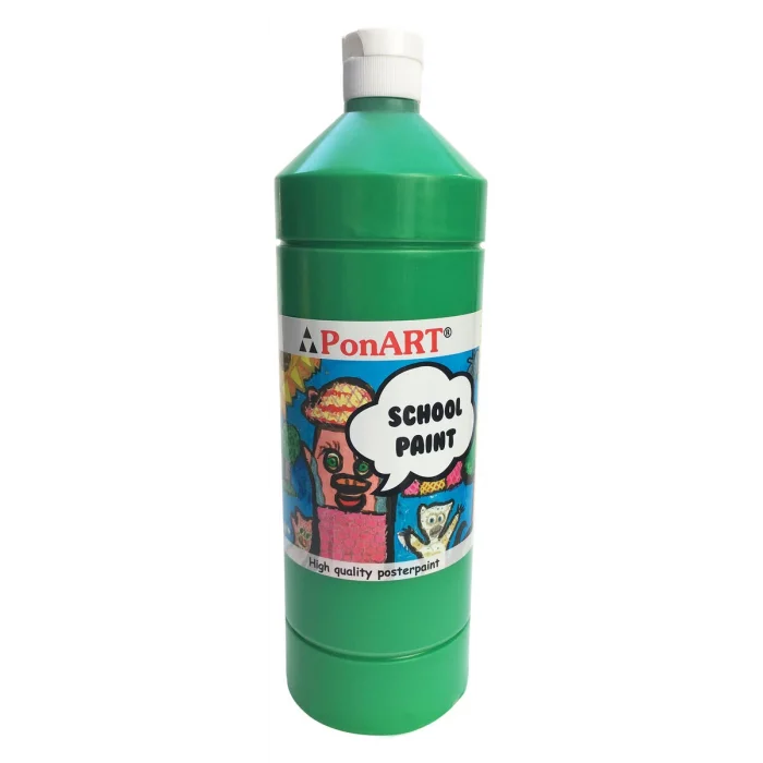 Supertrend School Paint Tempera Boya 1000 ml. PSP-2215 ORTA YEŞİL