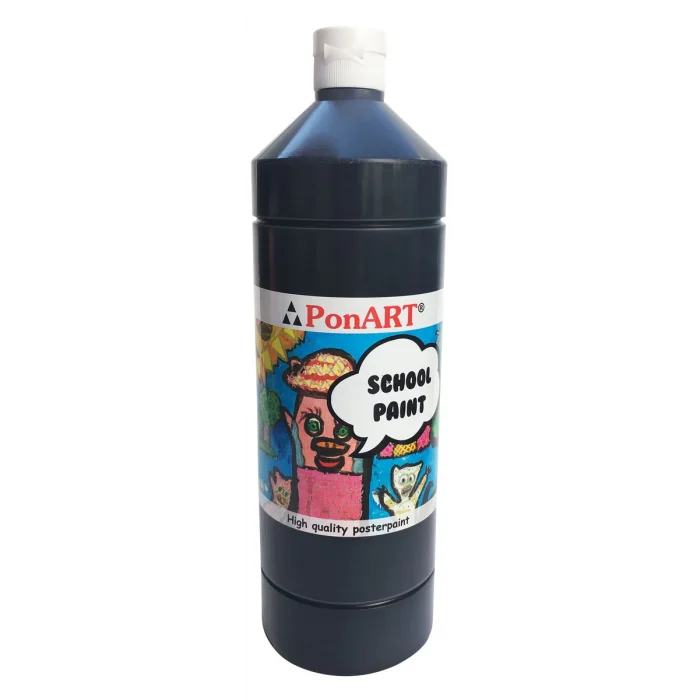 Supertrend School Paint Tempera Boya 1000 ml. PSP-2260 SİYAH
