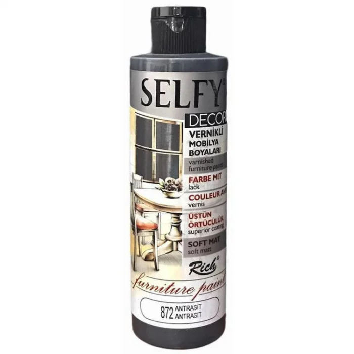 Supertrend Selfy Decor Vernikli Boya 240 cc 872 ANTRASİT