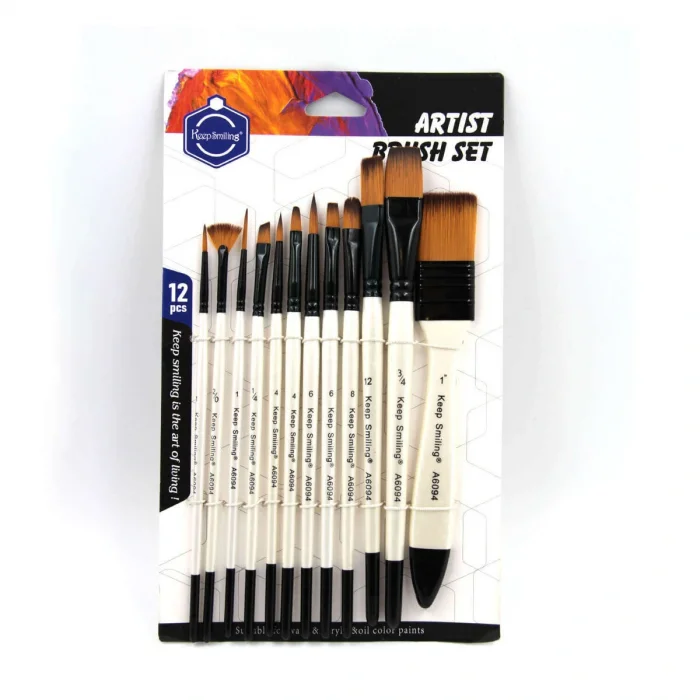 Supertrend Sentetik Karma Fırça Seti 12li