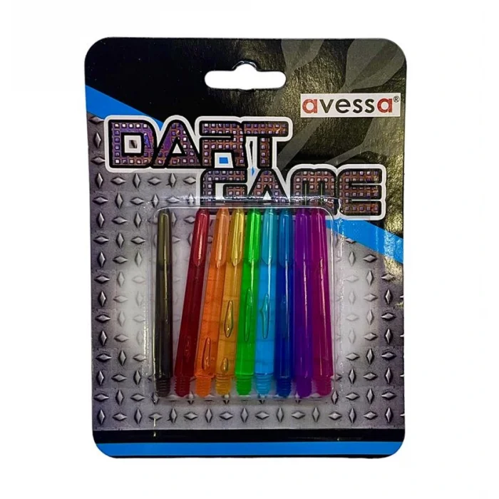Supertrend Shaft-10 Renkli Plastik Dart Oku Shaftı 9lu