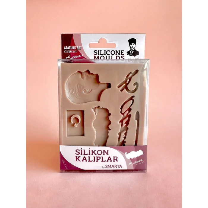Supertrend Silicone Moulds Silikon Epoksi ve Polimer Kil Kalıbı ATATURK SET