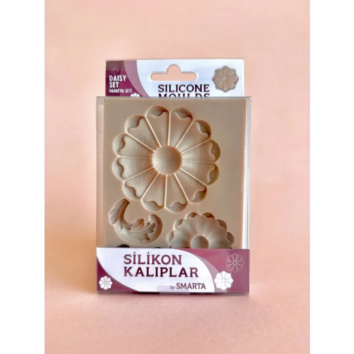 Supertrend Silicone Moulds Silikon Epoksi ve Polimer Kil Kalıbı DAISY SET