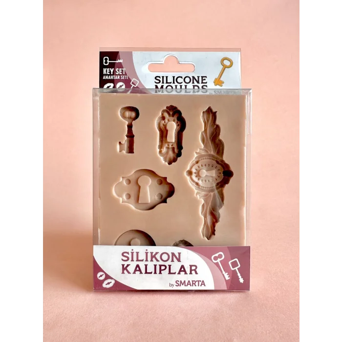 Supertrend Silicone Moulds Silikon Epoksi ve Polimer Kil Kalıbı KEY SET