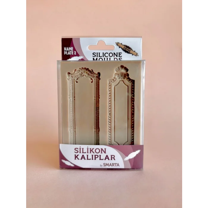 Supertrend Silicone Moulds Silikon Epoksi ve Polimer Kil Kalıbı NAME PLATE 2