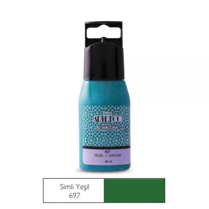 Supertrend Simli Boyutlu Boya 60 ml. 697 YEŞİL