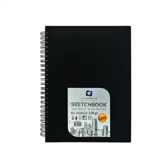Supertrend Sketchbook Sert Kapak Spiralli Eskiz Çizim Defteri 120 gr. A5 70 yp.