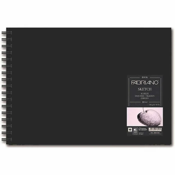 Supertrend Sketchbook Spiralli Sert Kapak Spiralli Eskiz Çizim Defteri 110 gr. A5 80 yaprak