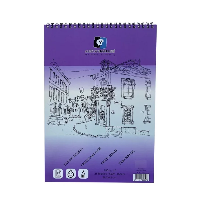 Supertrend Spiralli Eskiz Çizim Defteri 180 gr. A3 25 yp.