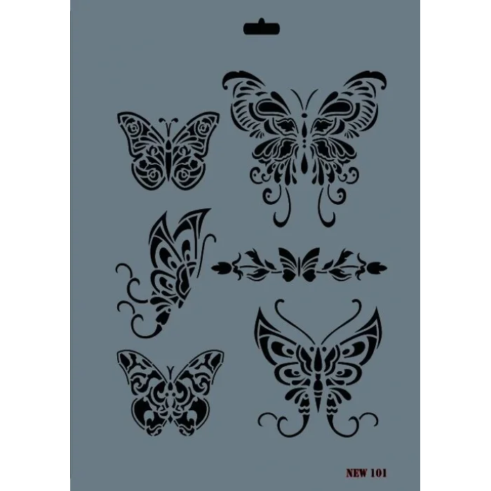 Supertrend Stencil Boyama Şablonu 25x35 cm. NEW-101