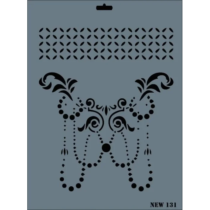 Supertrend Stencil Boyama Şablonu 25x35 cm. NEW-131