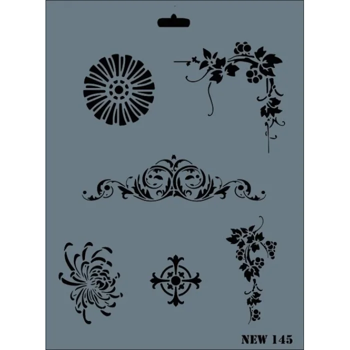 Supertrend Stencil Boyama Şablonu 25x35 cm. NEW-145