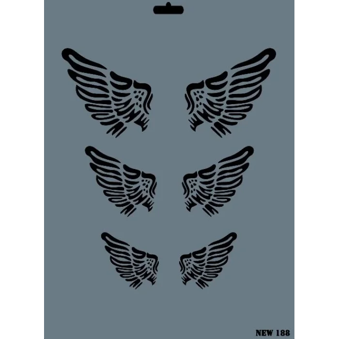 Supertrend Stencil Boyama Şablonu 25x35 cm. NEW-188