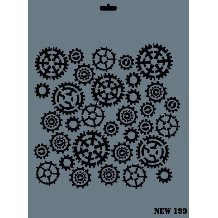 Supertrend Stencil Boyama Şablonu 25x35 cm. NEW-199