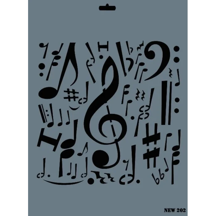 Supertrend Stencil Boyama Şablonu 25x35 cm. NEW-202