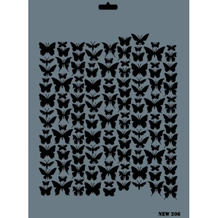 Supertrend Stencil Boyama Şablonu 25x35 cm. NEW-206