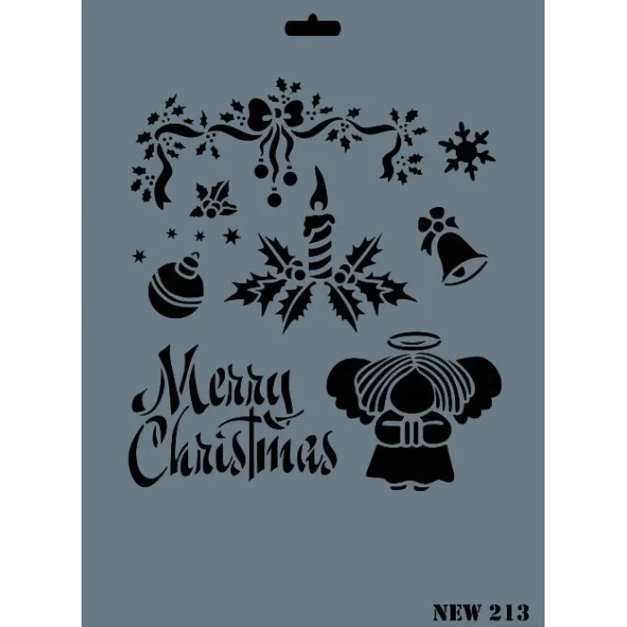 Supertrend Stencil Boyama Şablonu 25x35 cm. NEW-213