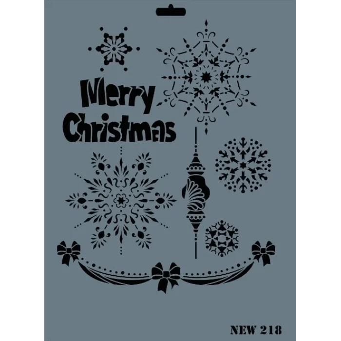 Supertrend Stencil Boyama Şablonu 25x35 cm. NEW-218