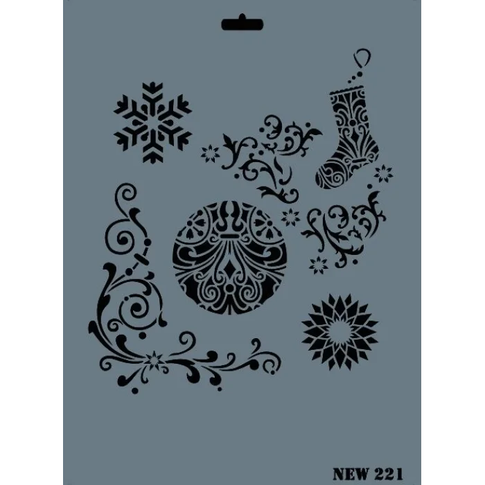 Supertrend Stencil Boyama Şablonu 25x35 cm. NEW-221