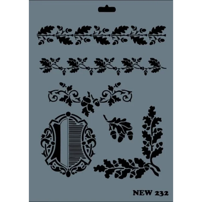 Supertrend Stencil Boyama Şablonu 25x35 cm. NEW-232