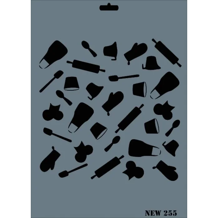 Supertrend Stencil Boyama Şablonu 25x35 cm. NEW-255