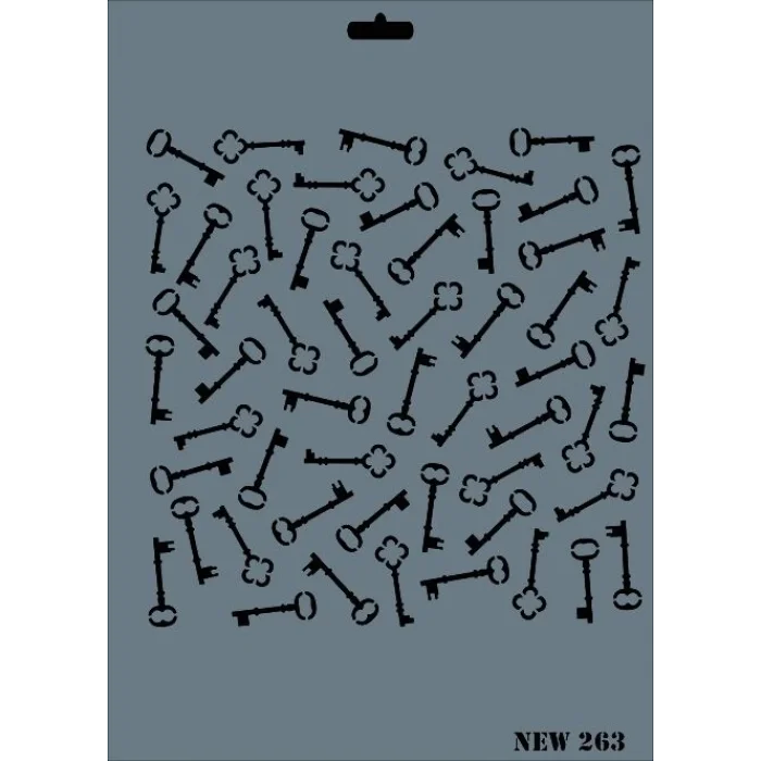 Supertrend Stencil Boyama Şablonu 25x35 cm. NEW-263