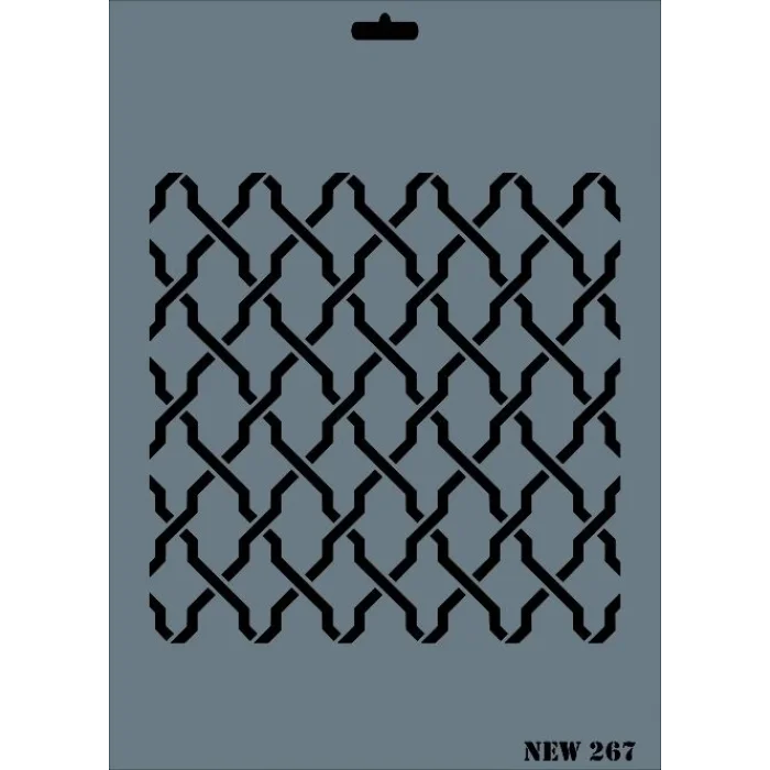 Supertrend Stencil Boyama Şablonu 25x35 cm. NEW-267