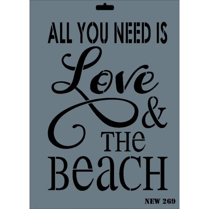 Supertrend Stencil Boyama Şablonu 25x35 cm. NEW-269