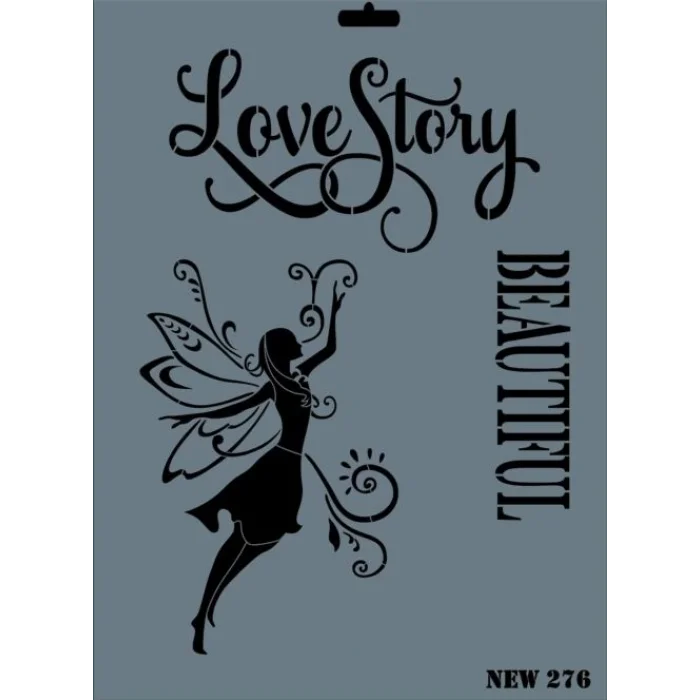 Supertrend Stencil Boyama Şablonu 25x35 cm. NEW-276