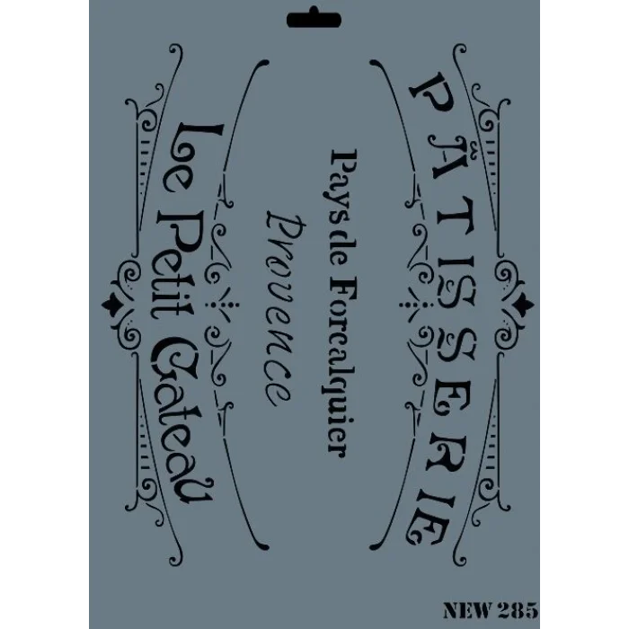 Supertrend Stencil Boyama Şablonu 25x35 cm. NEW-285