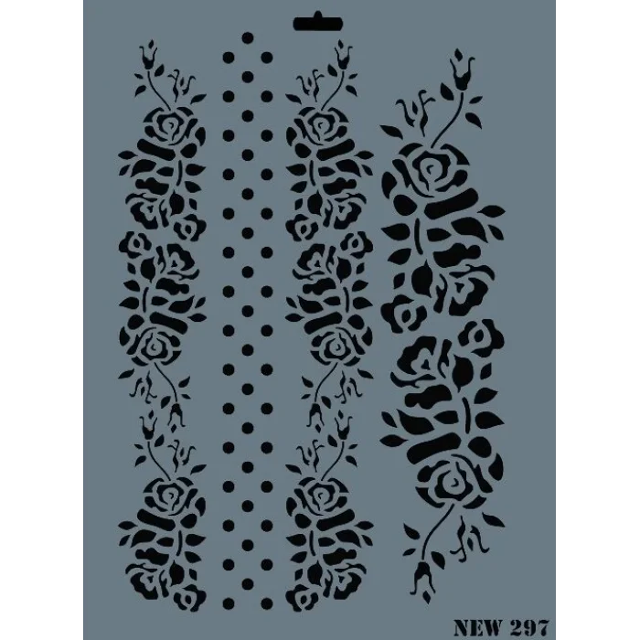 Supertrend Stencil Boyama Şablonu 25x35 cm. NEW-297