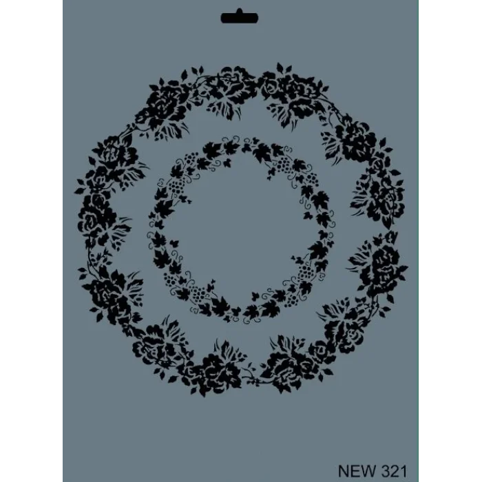 Supertrend Stencil Boyama Şablonu 25x35 cm. NEW-321