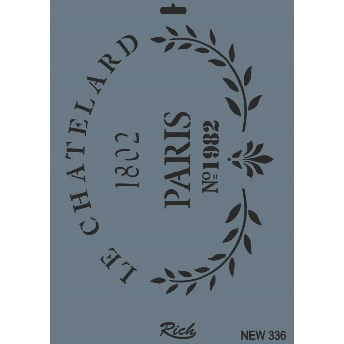 Supertrend Stencil Boyama Şablonu 25x35 cm. NEW-336