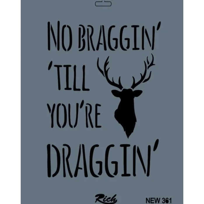 Supertrend Stencil Boyama Şablonu 25x35 cm. NEW-361