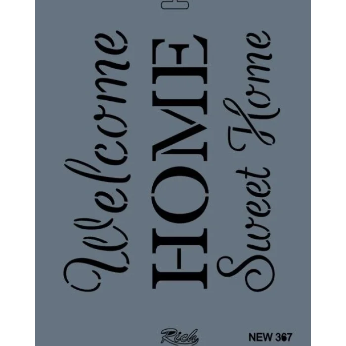 Supertrend Stencil Boyama Şablonu 25x35 cm. NEW-367