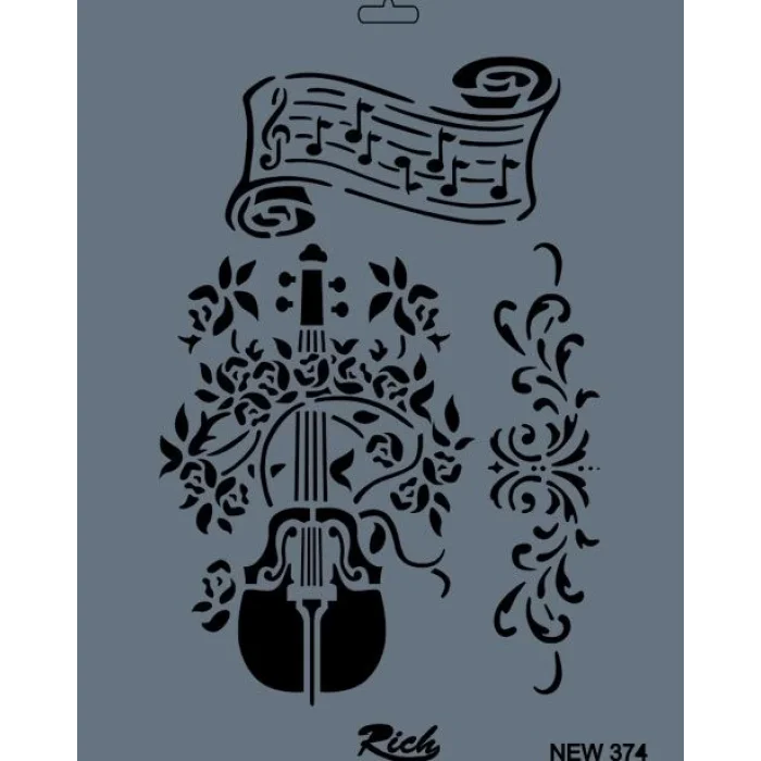 Supertrend Stencil Boyama Şablonu 25x35 cm. NEW-374