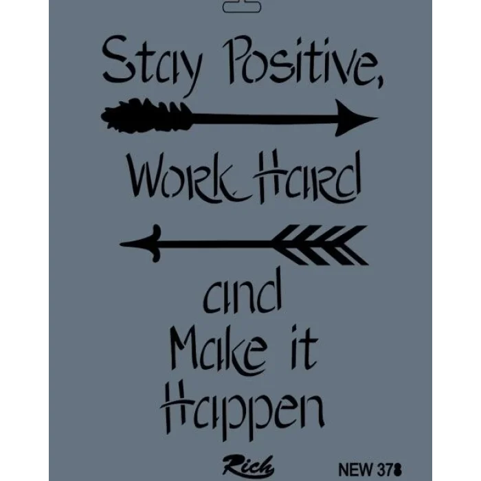 Supertrend Stencil Boyama Şablonu 25x35 cm. NEW-378