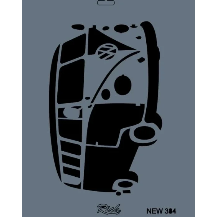 Supertrend Stencil Boyama Şablonu 25x35 cm. NEW-384