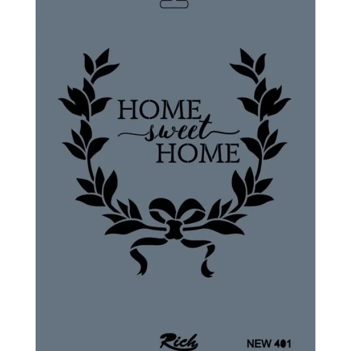 Supertrend Stencil Boyama Şablonu 25x35 cm. NEW-401