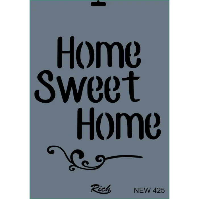 Supertrend Stencil Boyama Şablonu 25x35 cm. NEW-425