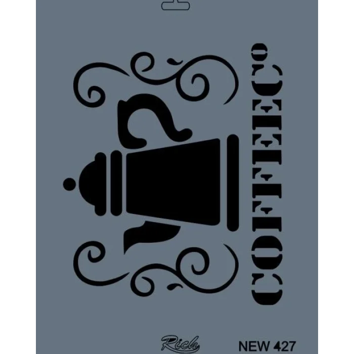 Supertrend Stencil Boyama Şablonu 25x35 cm. NEW-427