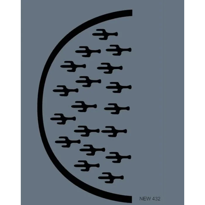 Supertrend Stencil Boyama Şablonu 25x35 cm. NEW-432